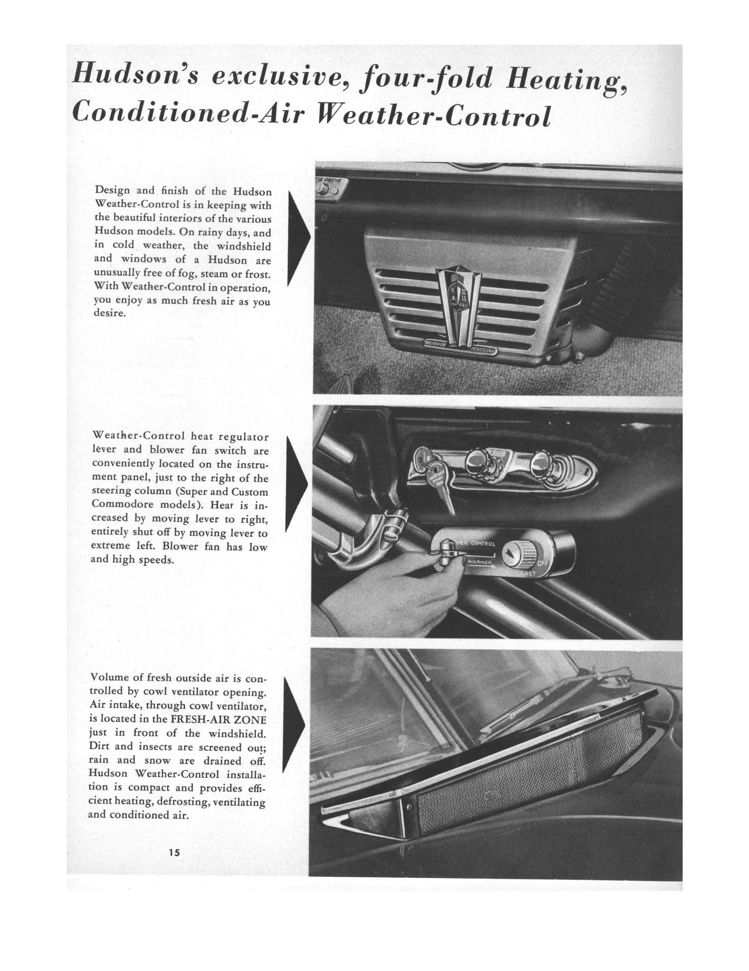 1950 Hudson Sales Booklet Page 13